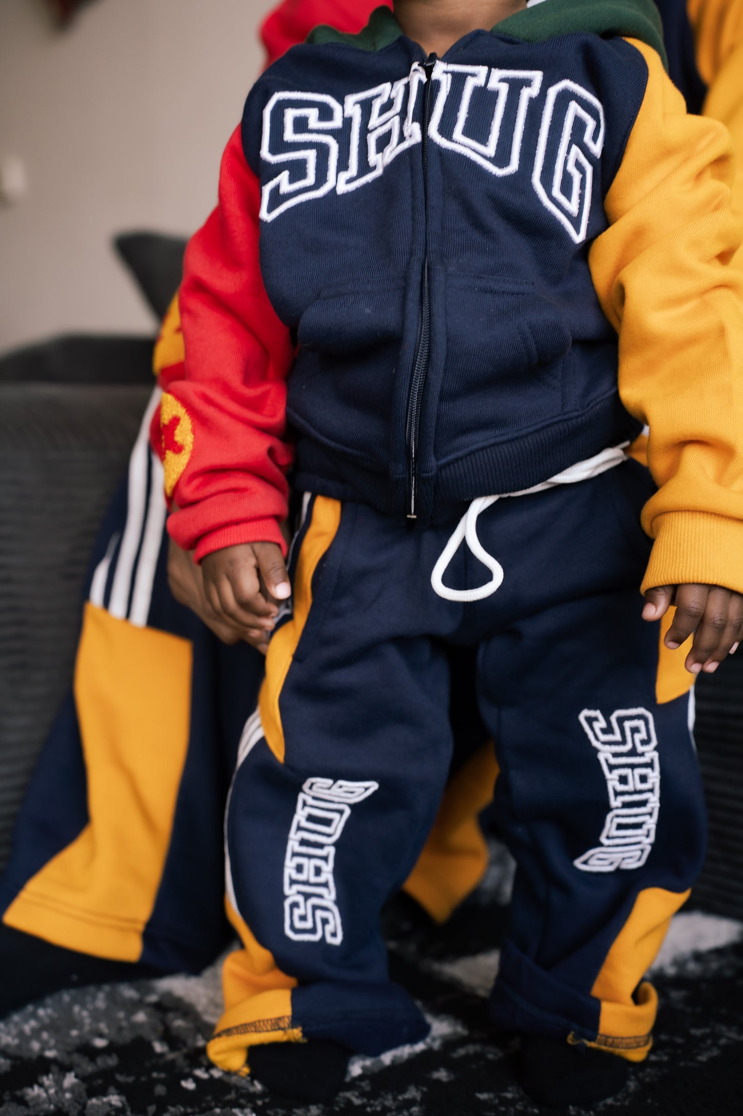 ( Color Block Hoodie Kids