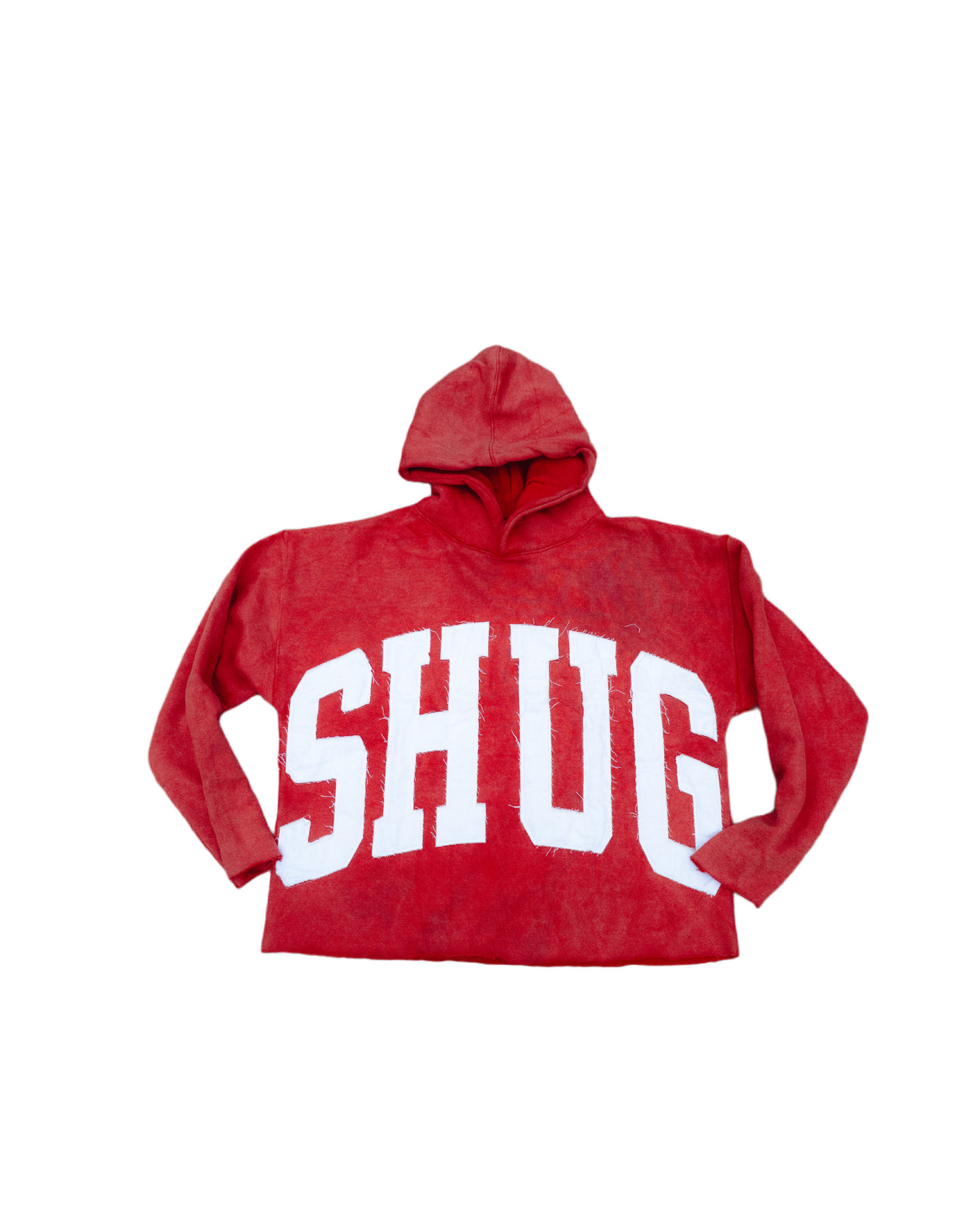 ( Distressed Oversize Shug Hoodie