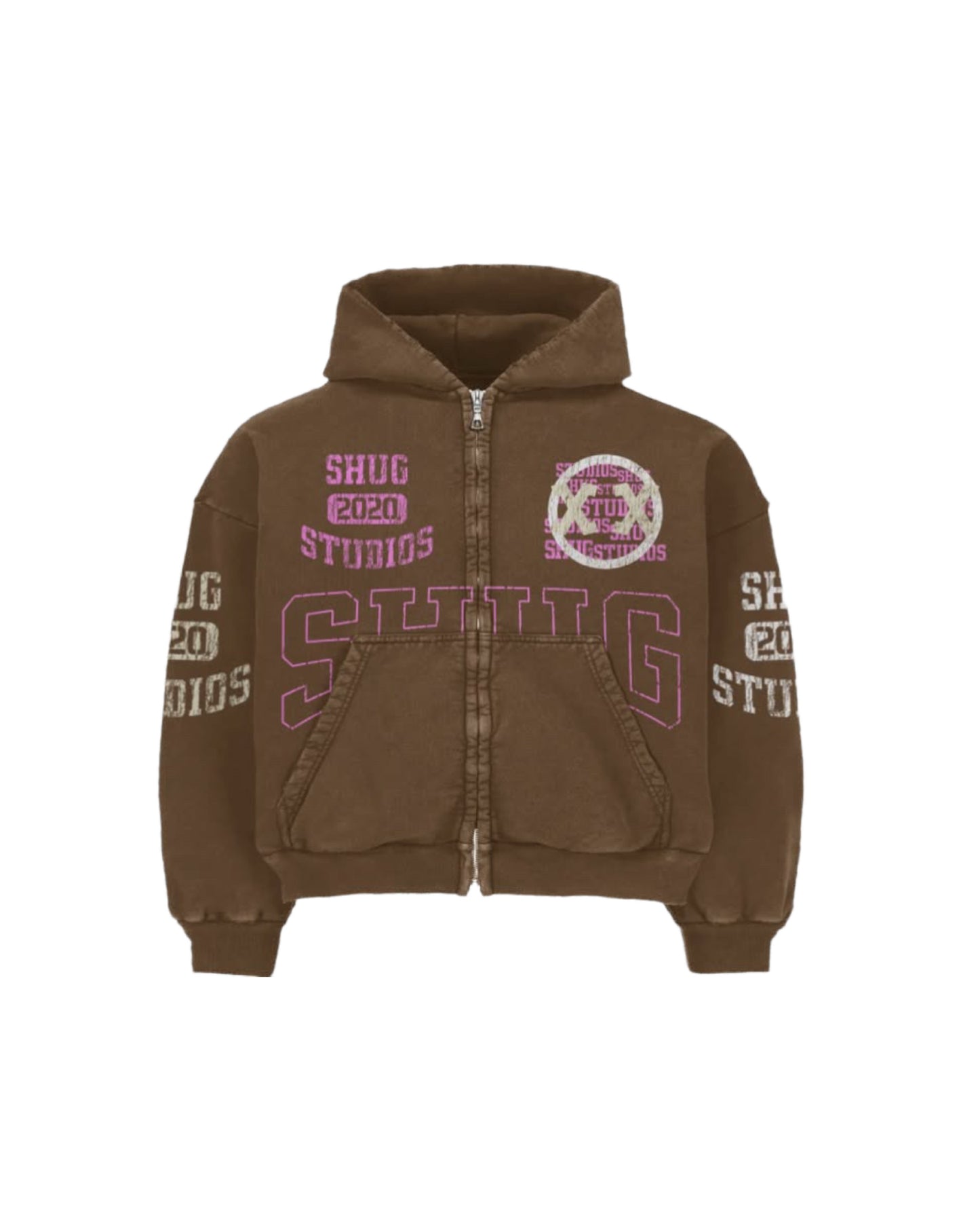 ( Distressed Hoodie “See You At The Top”