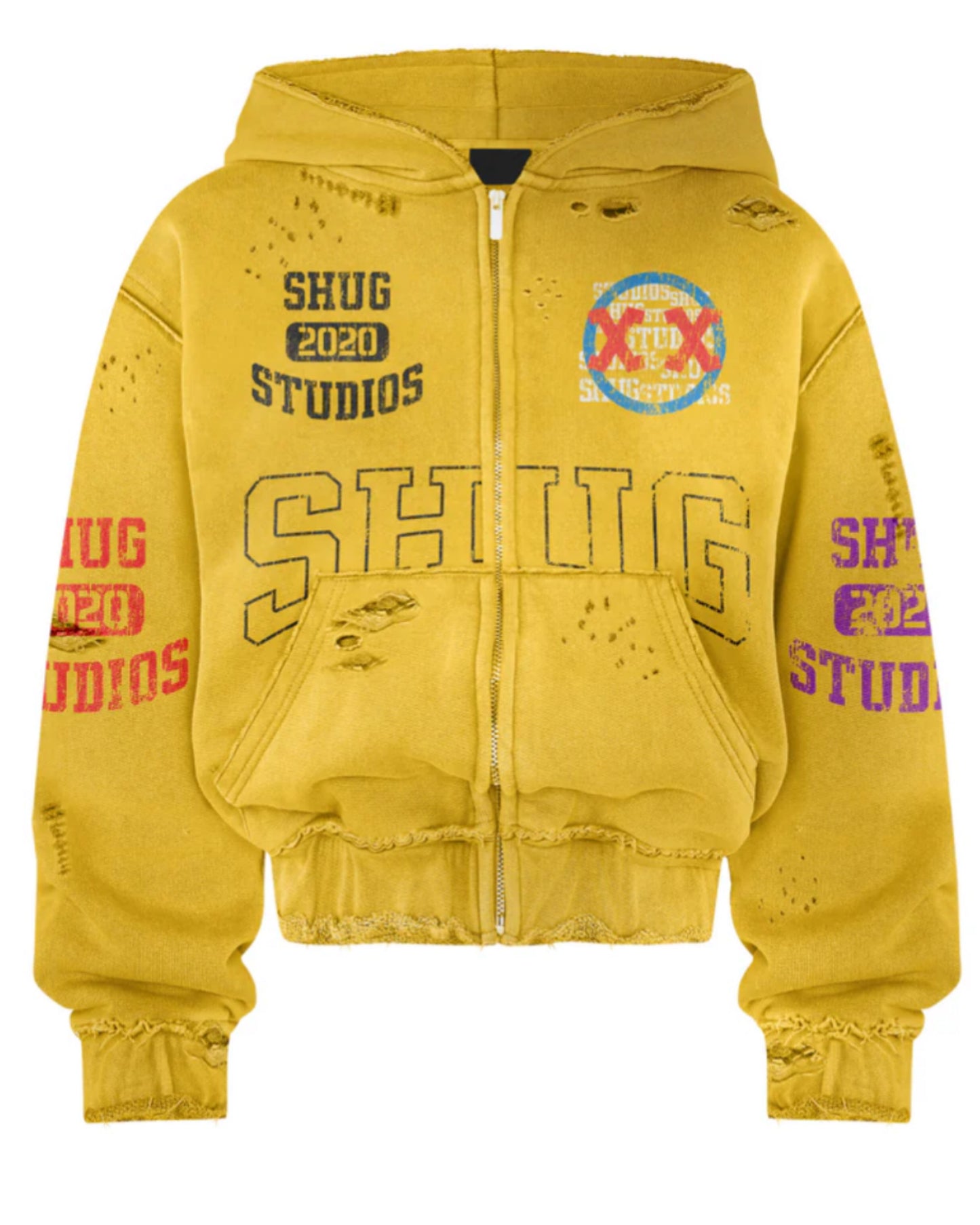 ( Distressed Hoodie “See You At The Top”